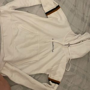 Abercrombie and Fitch white hoodie